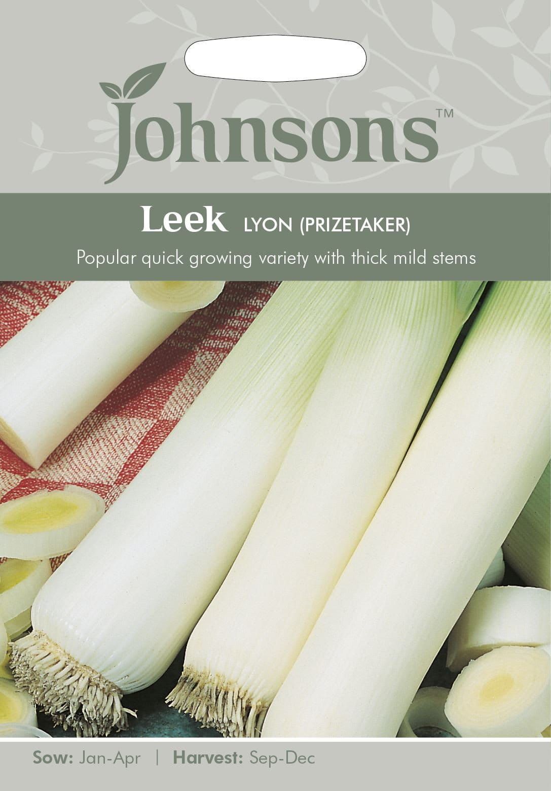 Johnsons Leek Lyon 2 Prizetaker 500 Seeds