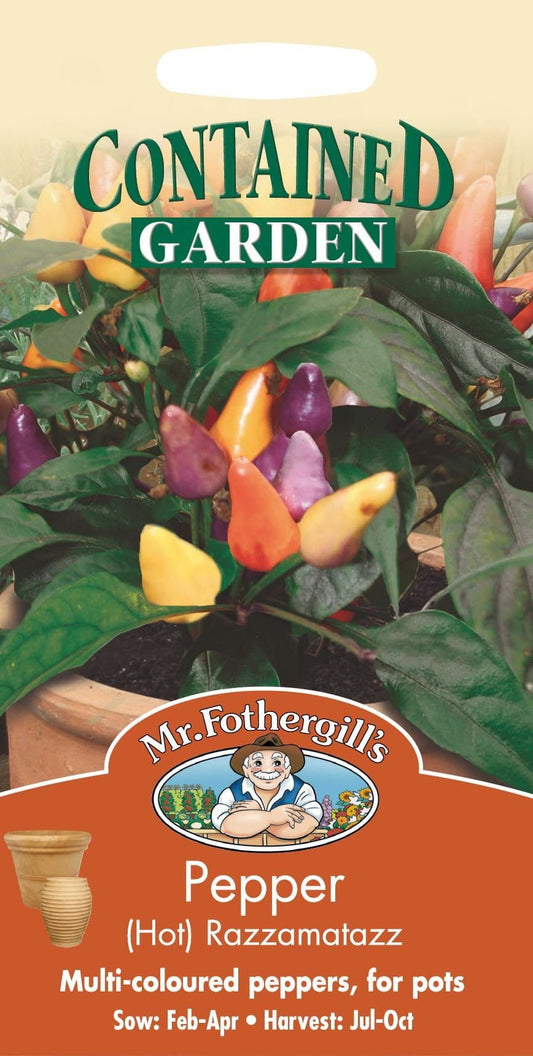 Mr Fothergills Hot Pepper Razzamatazz 50 Seeds