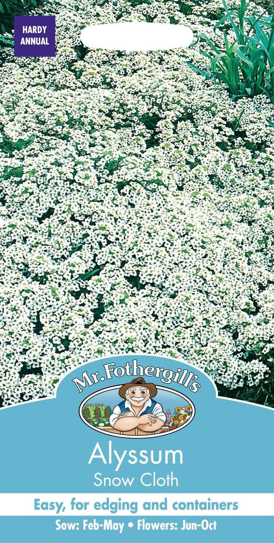 Mr Fothergills Alyssum Snow Cloth 1250 Seeds