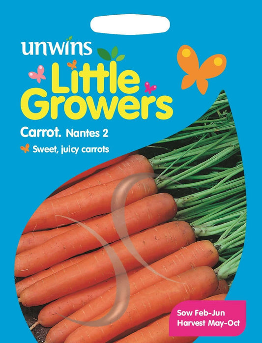 Unwins Little Growers Carrot Nantes 2 200 Seeds