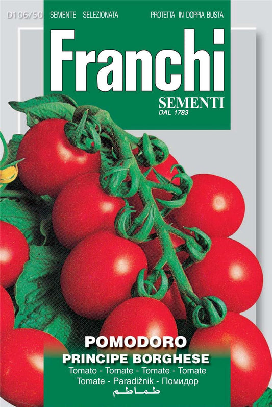 Franchi Seeds of Italy Tomato Principe Borghese Seeds