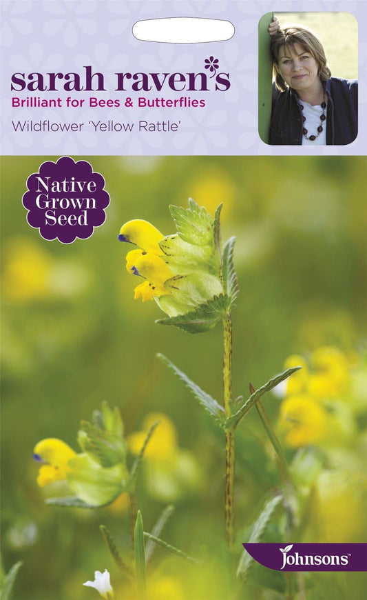Johnsons Sarah Raven's Wildflower Yellow Rattle 150 Seeds
