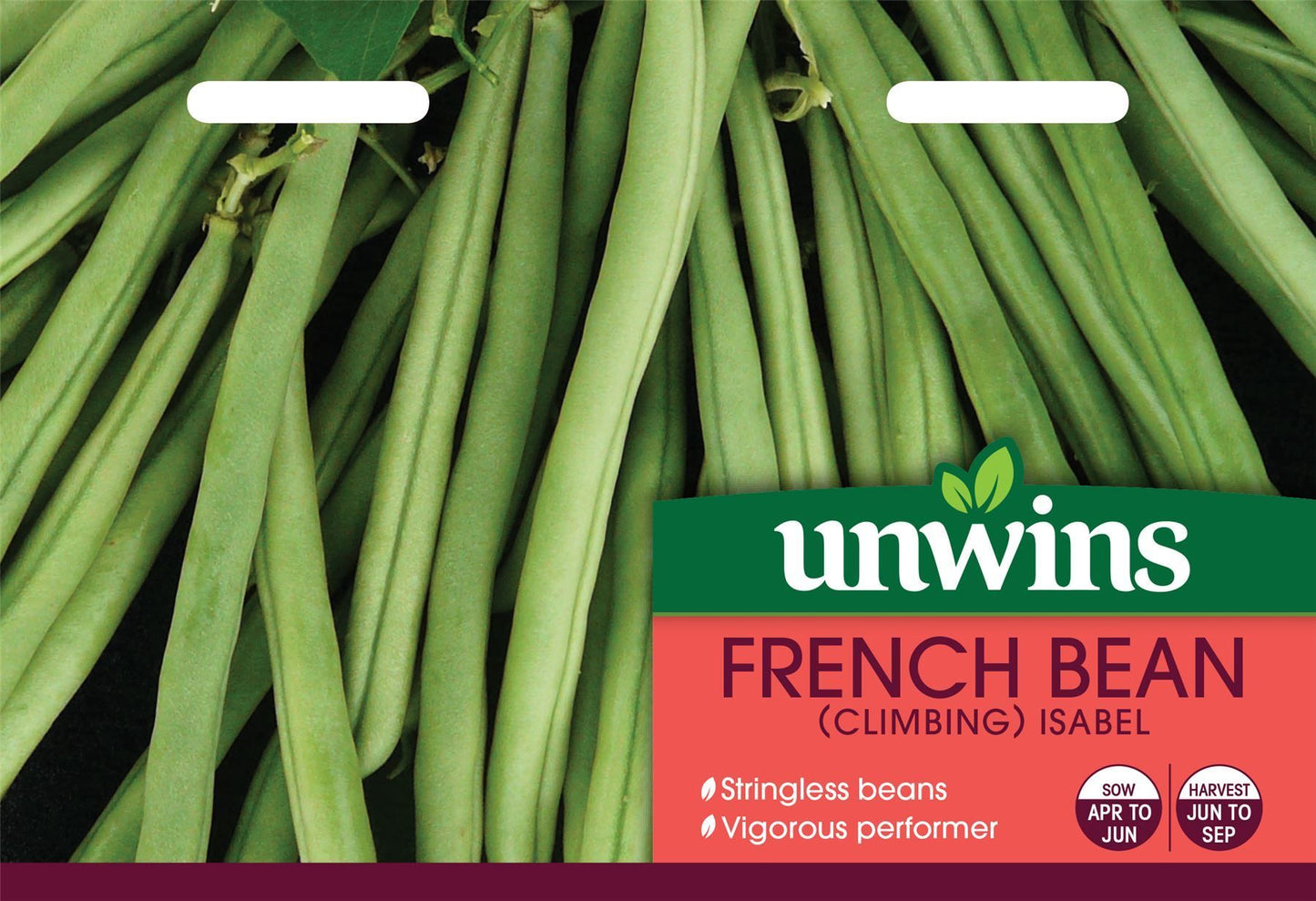 Unwins French Bean (Climbing) Isabel 60 Seeds