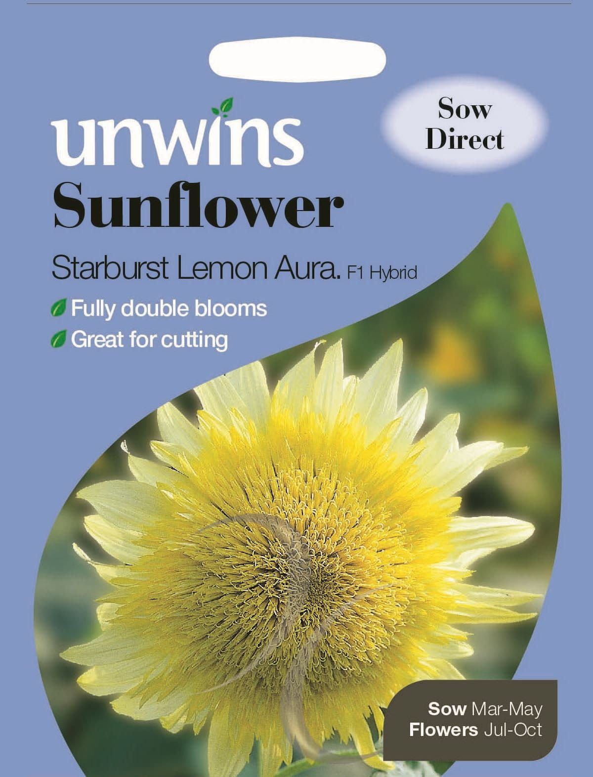 Unwins SunStarburst Lemon Aura F1 (d) 22 Seeds
