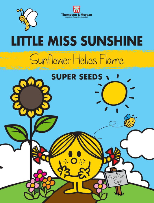 Thompson & Morgan - Little Miss Sunshine - Flower - Sunflower Helios Flame - 10 Seeds