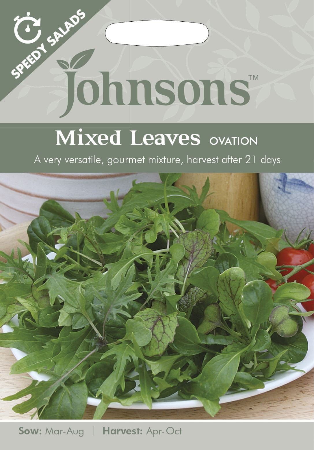 Johnsons Mixed Leaves Ovation 500 Seeds