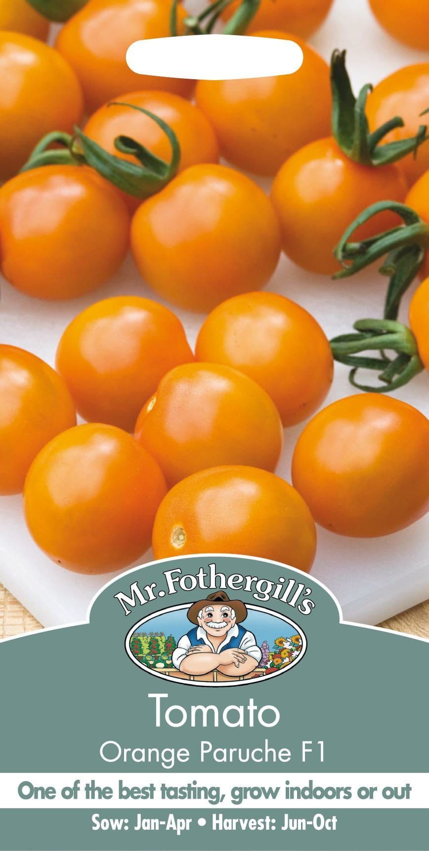 Mr Fothergills Tomato Orange Paruche F1 Hybrid 10 Seeds