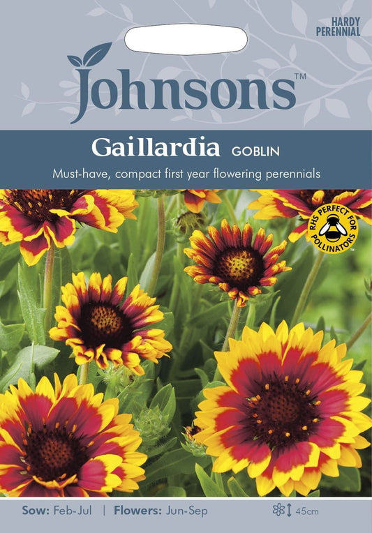 Johnsons Gaillardia Goblin 100 Seeds