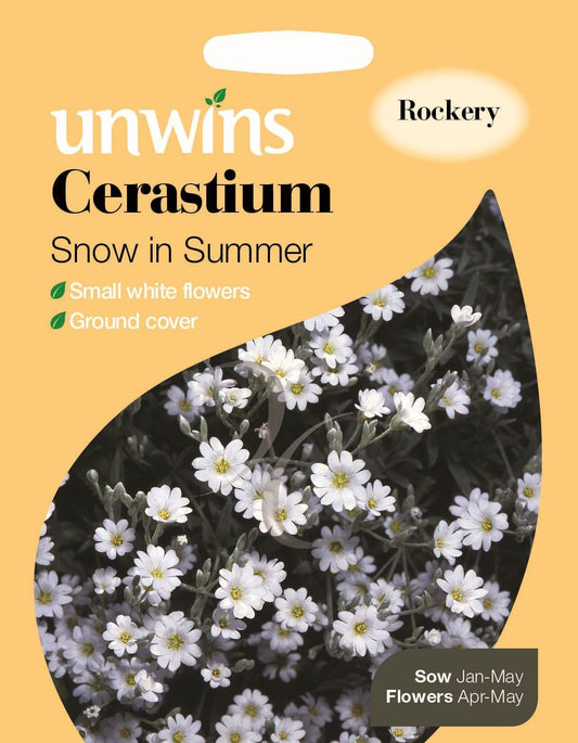 Unwins Cerastium Snow In Summer (d) 350 Seeds