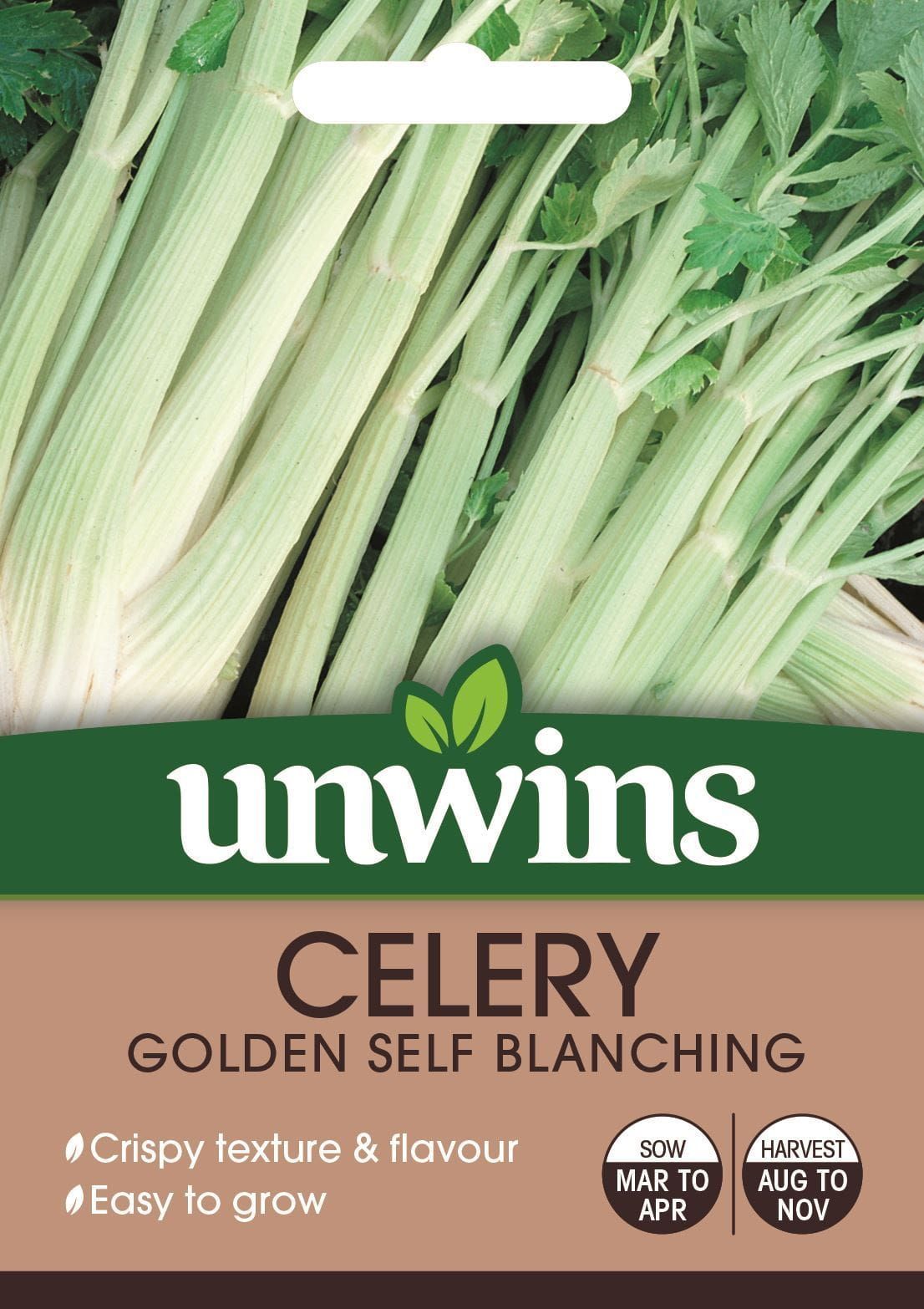 Unwins Celery Golden Self Blanching 360 Seeds