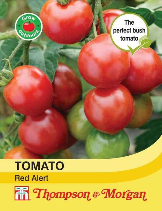Thompson & Morgan Tomato Red Alert Bush 25 Seed