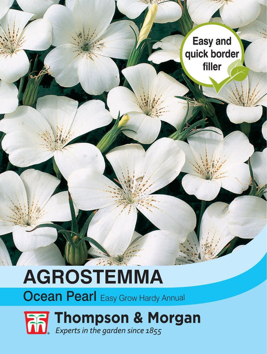 Thompson & Morgan Agrostemma Ocean Pearl Seed