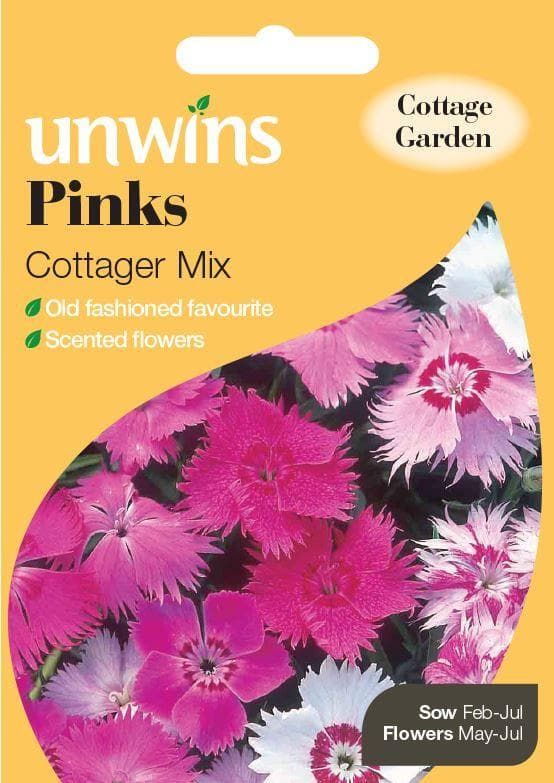 Unwins Pinks Cottager Mix 150 Seeds