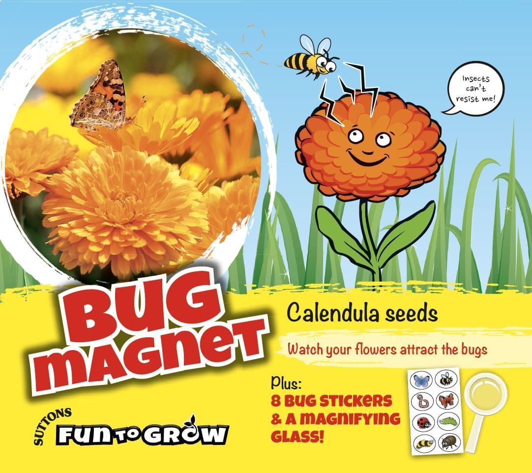 Sutton Seeds - Calendula Seeds - Grow a bug magnet