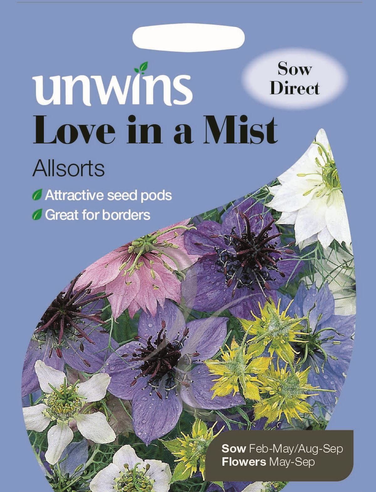Unwins Love In A Mist Allsorts 380 Seeds