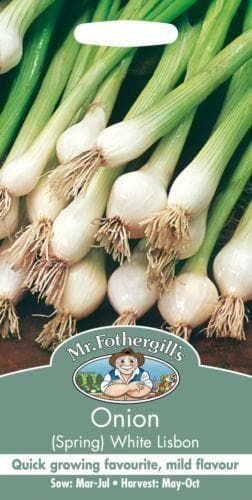 Mr Fothergills Spring Onion White Lisbon 1300 Seeds