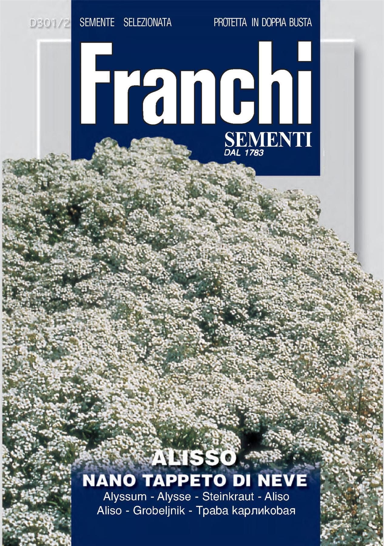 Franchi Seeds of Italy - Flower - FDBF_ 301-2 - Alyssum - Nano Tappeto Di Neve - Seeds