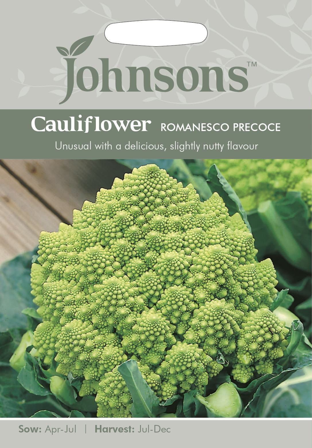Johnsons Cauliflower Romanesco 200 Seeds