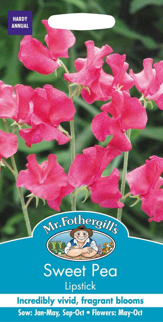 Mr Fothergills Sweet Pea Lipstick 20 Seeds