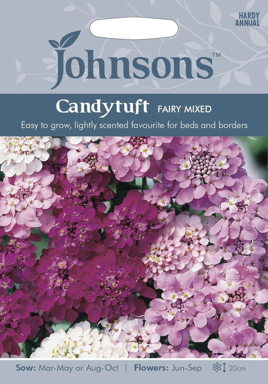 Johnsons Candytuft Fairy Mixed 500 Seeds