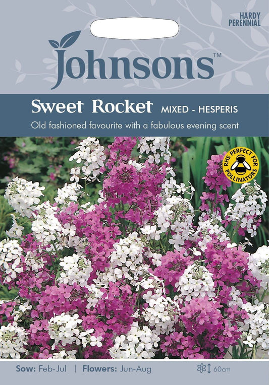 Johnsons Sweet Rocket Mixed 500 Seeds