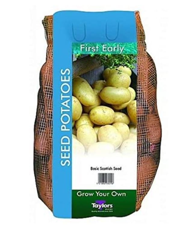 Taylors Seed Potatoes Swift 2kg Tuber First Early