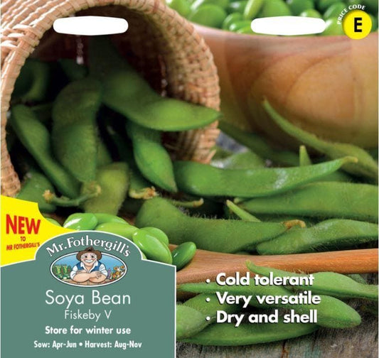Mr Fothergills - Vegetable - Soya Bean Fiskeby - 50 Seeds
