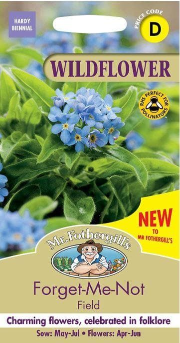 Mr Fothergills - Wild Flower - Field Forget Me Not - 500 Seeds