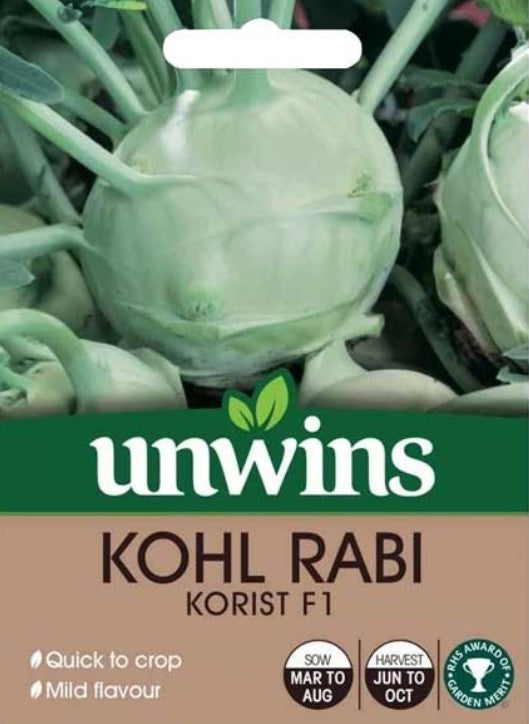 Unwins Kohl Rabi Korist F1 40 Seeds