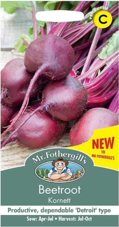 Mr Fothergills - Vegetable - Beetroot Kornett - 150 Seeds