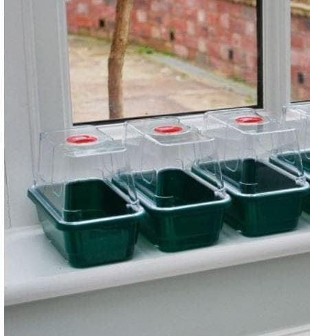 Mini High Dome Propagator (Set of 3) with Holes - Garland G85X3
