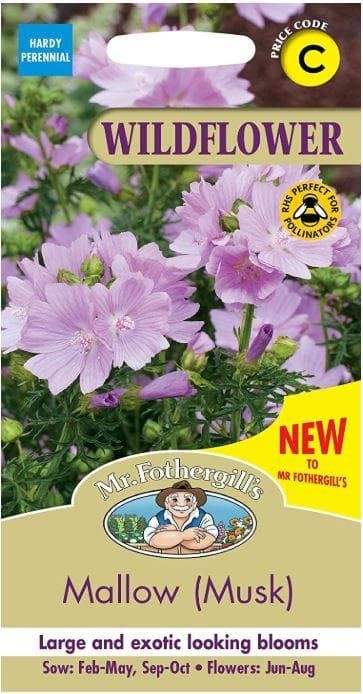 Mr Fothergills - Wild Flower - Musk Mallow - 250 Seeds