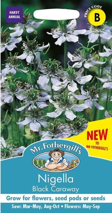 Mr Fothergills - Flower - Nigella Black Caraway - 700 Seeds