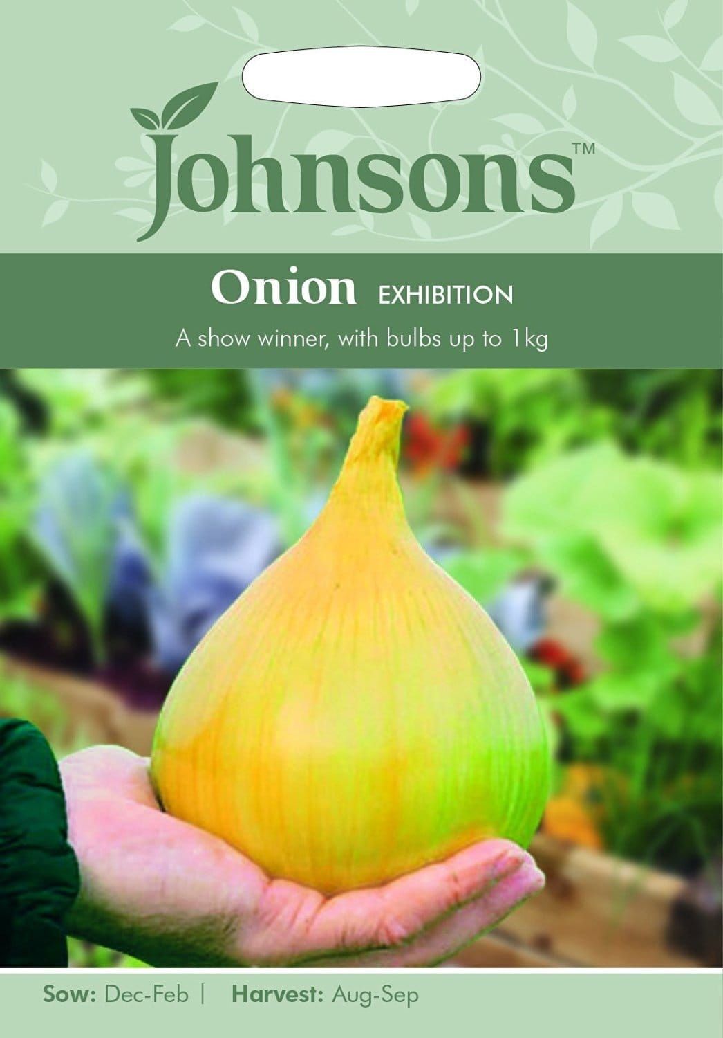 Johnsons Onion Exhibition 100 Seeds
