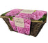 Taylors Large Hyacinth Wicker Basket 6 Pink Hyacinth Bulbs