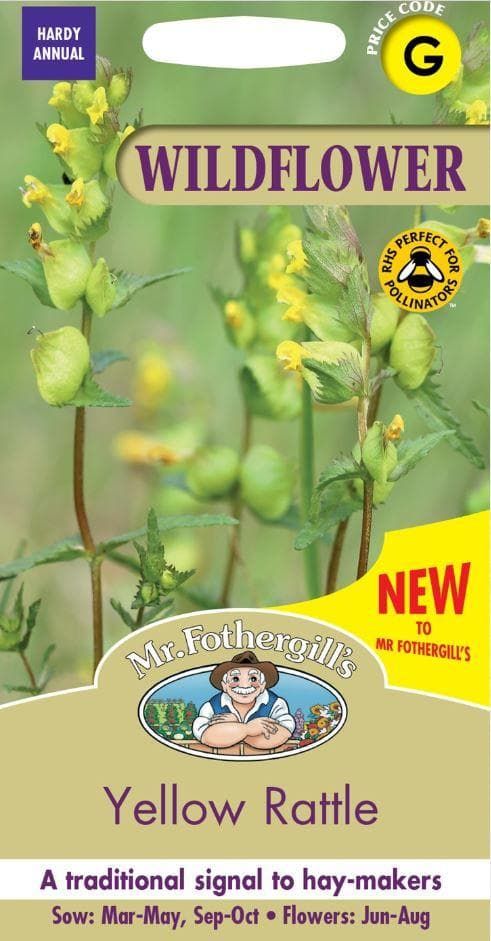 Mr Fothergills - Wild Flower - Yellow Rattle - 150 Seeds