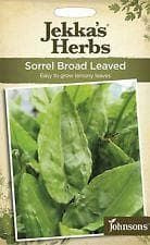 Johnsons Jekka's Herbs Sorrel Broad Leaved 650 Seeds