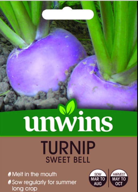 Unwins Turnip Sweet Bell 100 Seeds