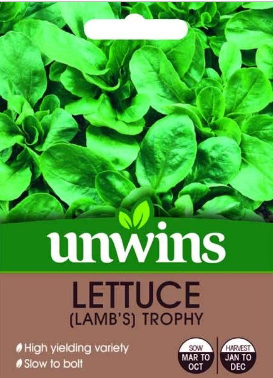 Unwins Lettuce (Leaves) Lamb's Trophy 300 Seeds